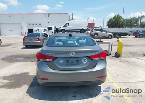 2016 Hyundai Elantra Se from USA, damaged, VIN KMHDH4AE6GU634553